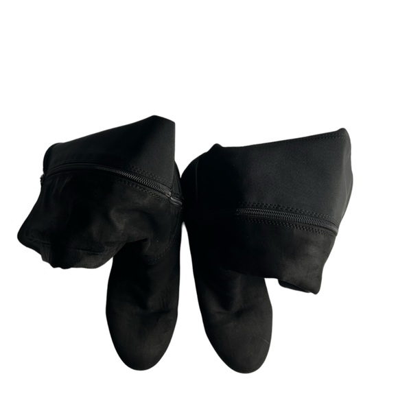 Black Wedge Boots - Picture 4 of 6